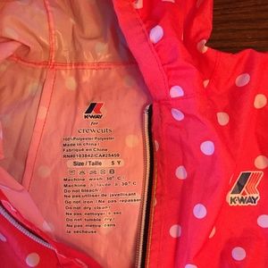 K-Way for Crewcuts Windbreaker Girls 5Y